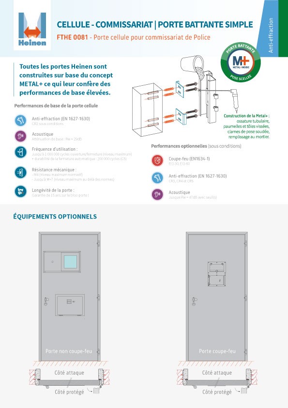 FTHE-0081-Metal-Cellule-commissariat-Porte-battante-simple