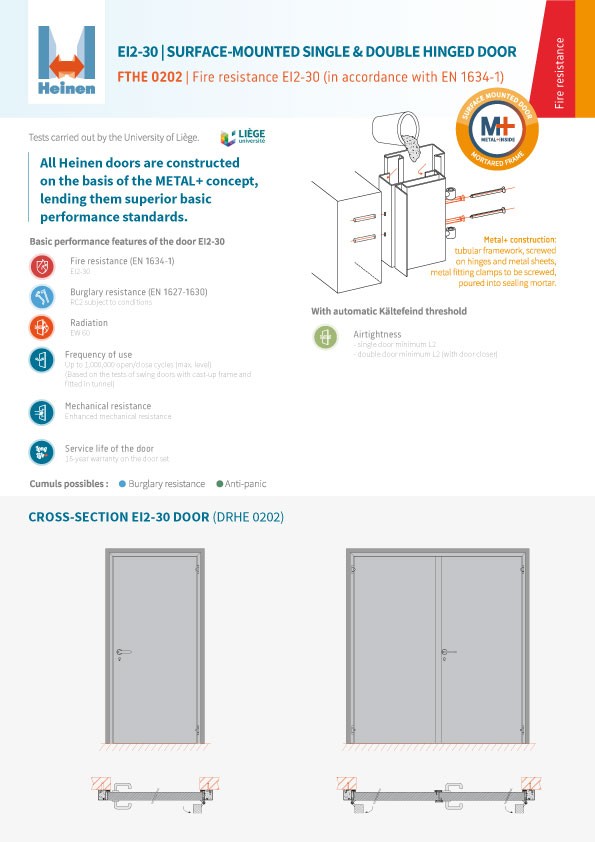 FTHE-0202-Metal-EI2-30-Surface-mounted-Hinged-door